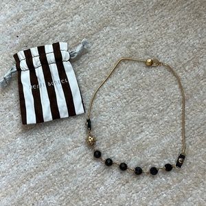 Henri Bendel black and gold necklace